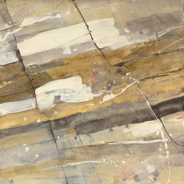 Agates, Geodes & Minerals: Gold Streak by Albena Hristova