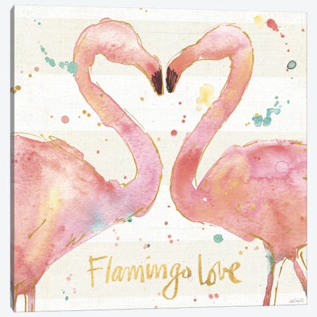Flamingo Fever II Canvas Print #WAC3796} by Anne Tavoletti Art Print