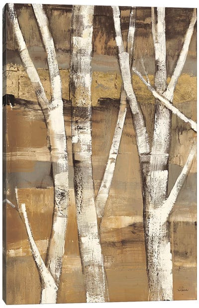 Wandering Through the Birches I Canvas Art Print - Evergreen & Burlap
