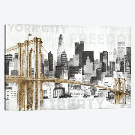 New York Skyline I Canvas Print #WAC3811} by Avery Tillmon Canvas Print
