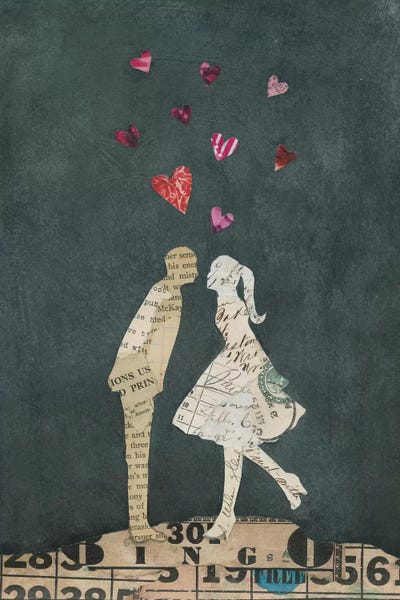 Romantic Bedroom (Couples): Cute Couple I by Courtney Prahl