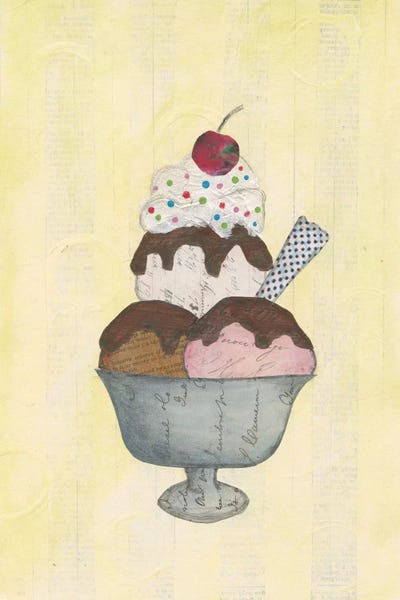 Ice Cream & Popsicles: Sundae Delight II by Courtney Prahl