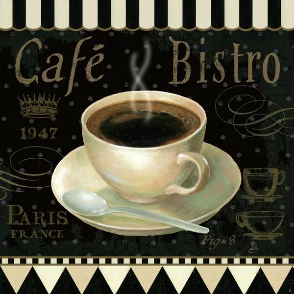 Île-de-France: Cafe Parisien IV by Daphne Brissonnet