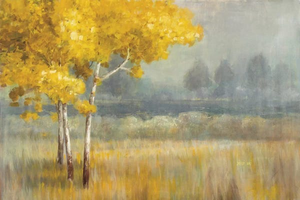 Fields, Grasslands & Meadows: Yellow Landscape by Danhui Nai