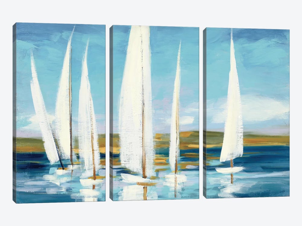 Horizon by Julia Purinton 3-piece Canvas Art Print