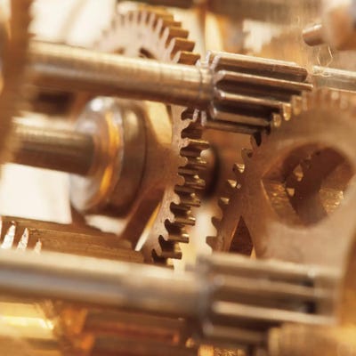 Gilded Gears II by Laura Marshall art print