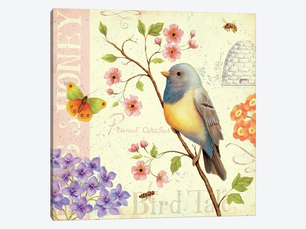 Birds and Bees I  by Daphne Brissonnet 1-piece Canvas Wall Art