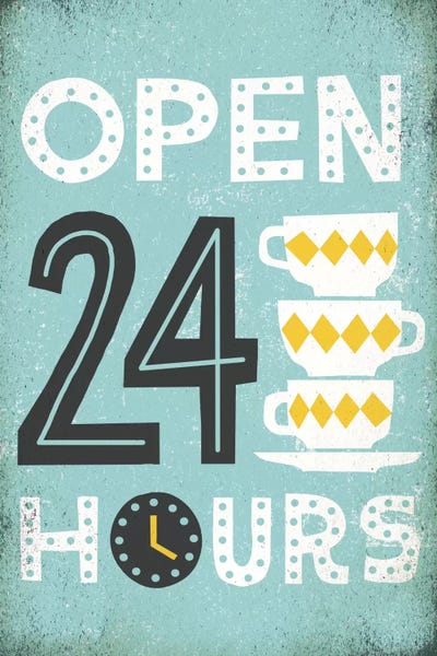 Michael Mullan: Retro Diner (Open 24 Hours I) by Michael Mullan