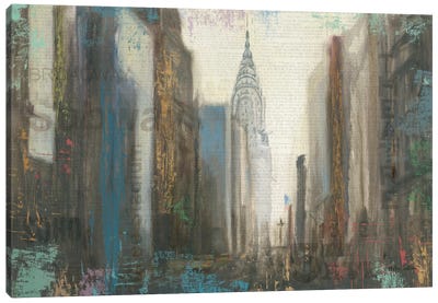 Urban Movement I (NYC) Canvas Art Print - Myles Sullivan