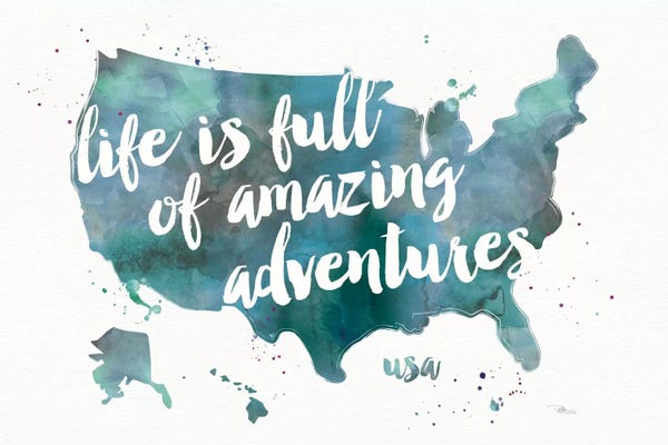 Kids Map Art: Adventures I by Pela Studio