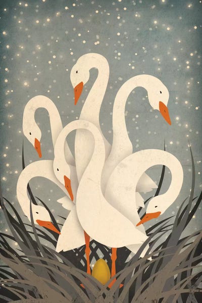 Nests: Six Geese A Laying by Ryan Fowler