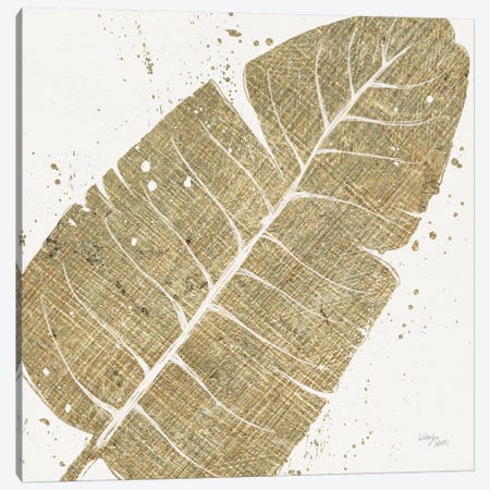 Gold Leaves IV Canvas Print #WAC3970} by Wellington Studio Canvas Artwork