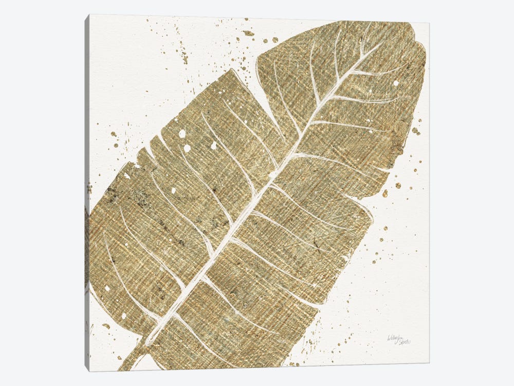 Gold Leaves IV by Wellington Studio 1-piece Canvas Art Print