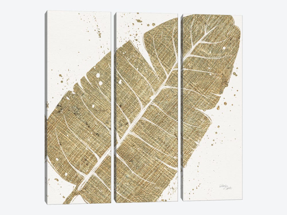 Gold Leaves IV by Wellington Studio 3-piece Art Print
