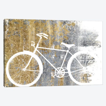 Gilded Bicycle Canvas Print #WAC3974} by Wild Apple Portfolio Art Print