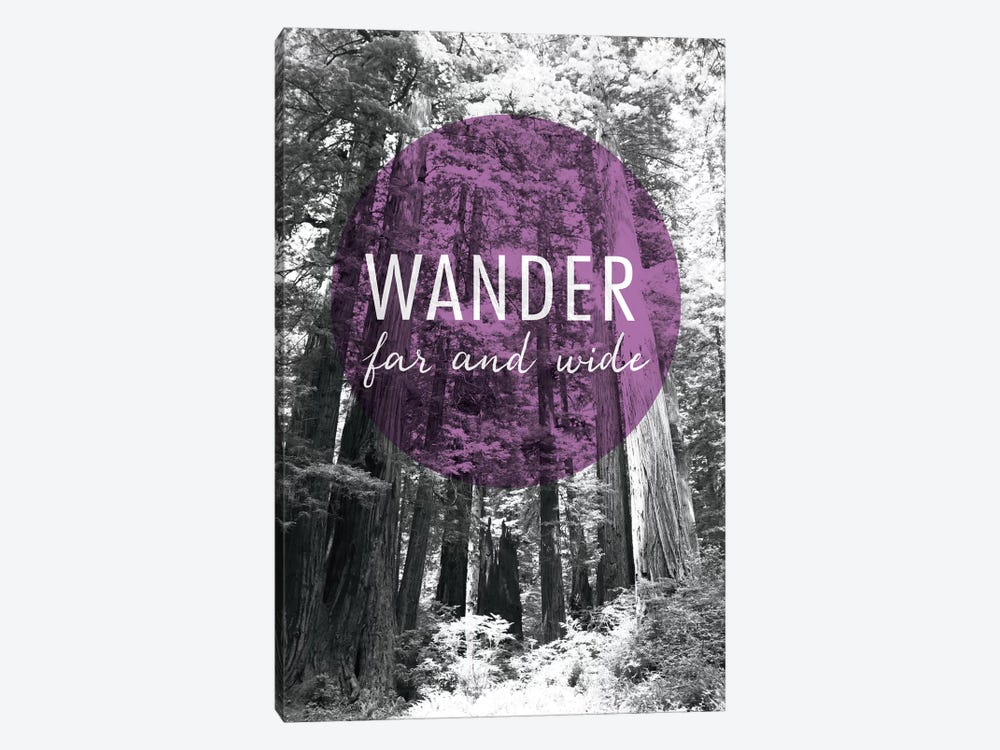 Wander Far and Wide 1-piece Canvas Wall Art