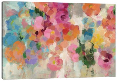 Colorful Garden I Canvas Art Print - Fun Florals