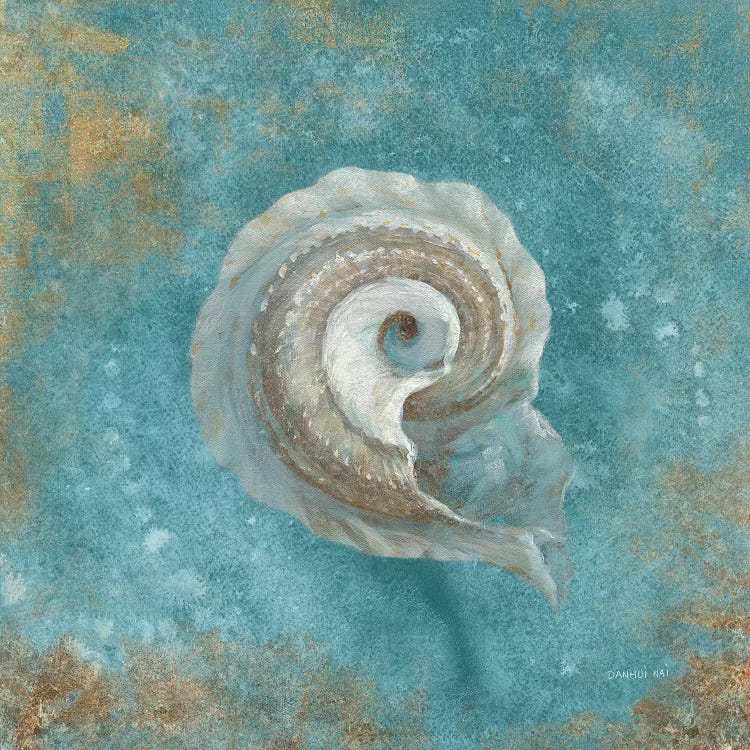Treasures From The Sea III (Aquamarine) by Danhui Nai wall art