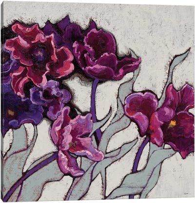 Ruffled Tulips Canvas Art Print