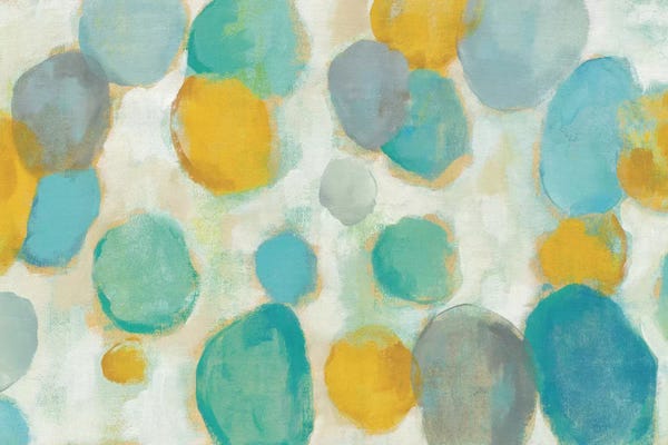 Circular Abstract: Painted Pebbles by Silvia Vassileva