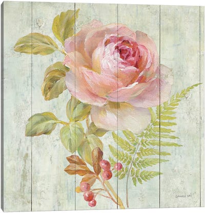 Natural Flora I Canvas Art Print - Dusty Pink