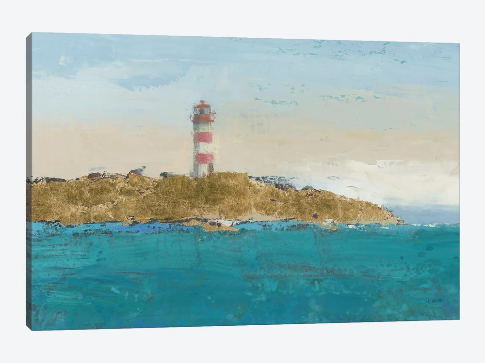 Lighthouse Seascape I Crop II 1-piece Canvas Artwork
