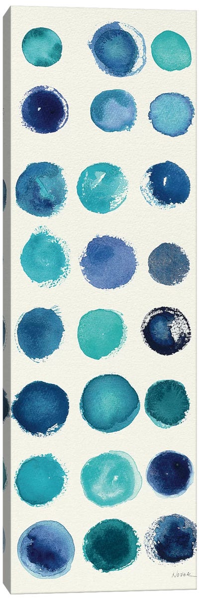 Spot of Rain II Canvas Art Print - Polka Dot Patterns