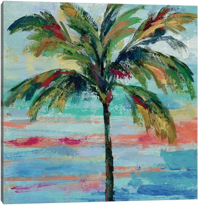California Palm II Canvas Art Print - Palm Tree Art