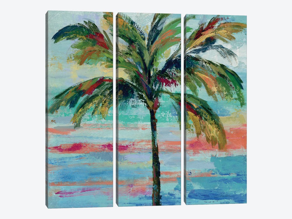 California Palm II by Silvia Vassileva 3-piece Canvas Artwork
