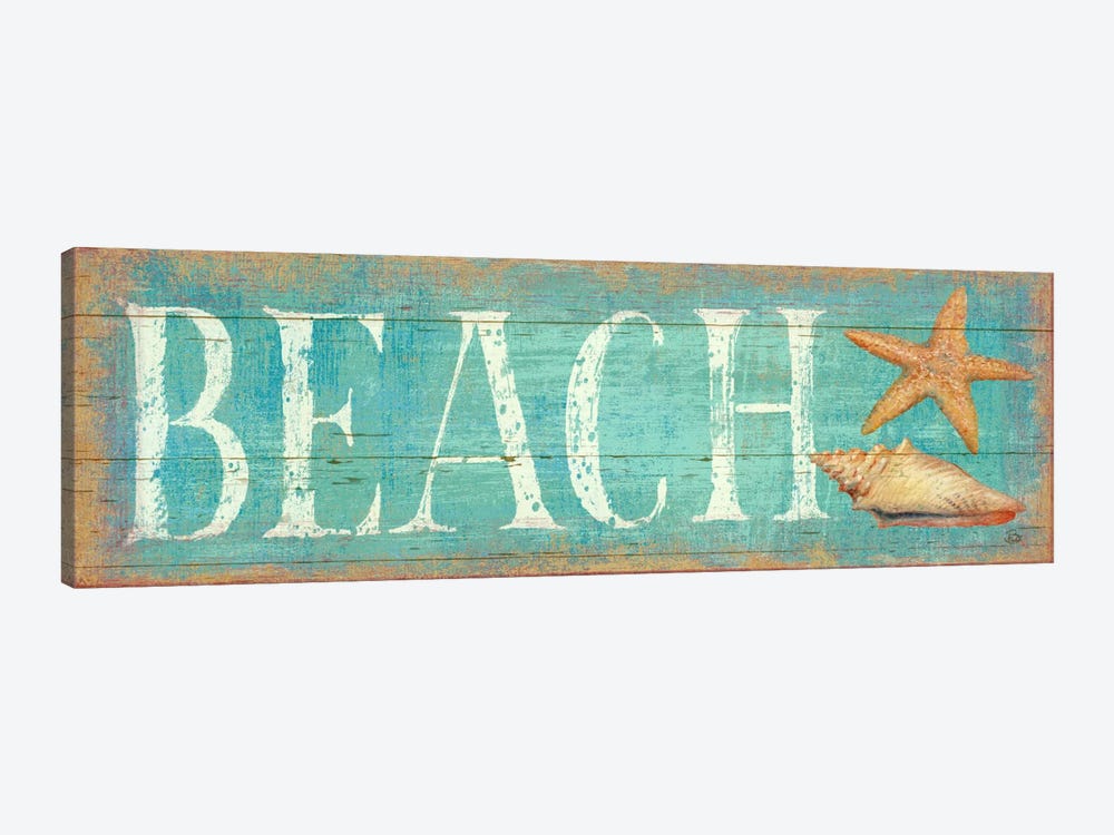 Pastel Beach  by Daphne Brissonnet 1-piece Canvas Art