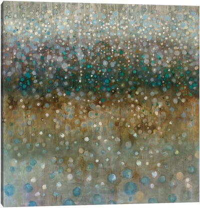Abstract Rain Canvas Art Print - Contemporary Décor