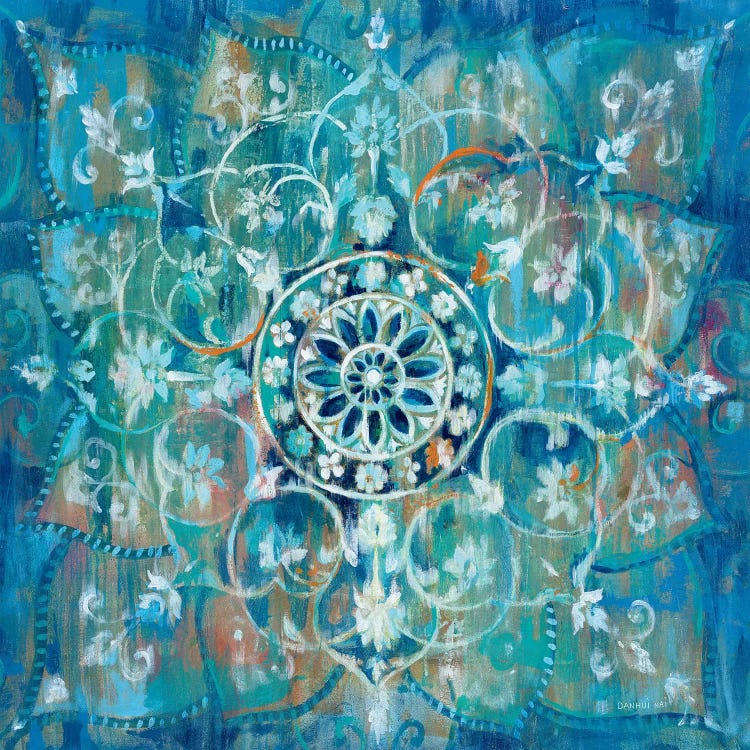 Mandala in Blue I by Danhui Nai wall art