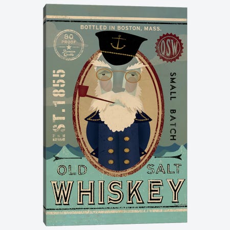 Old Salt Whiskey (Fisherman III) Canvas Print #WAC4202} by Ryan Fowler Canvas Print