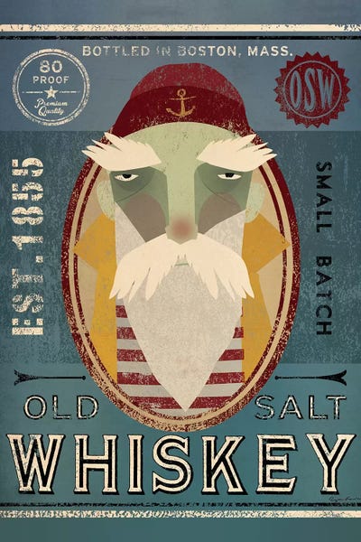 Typography: Old Salt Whiskey (Fisherman VIII) by Ryan Fowler