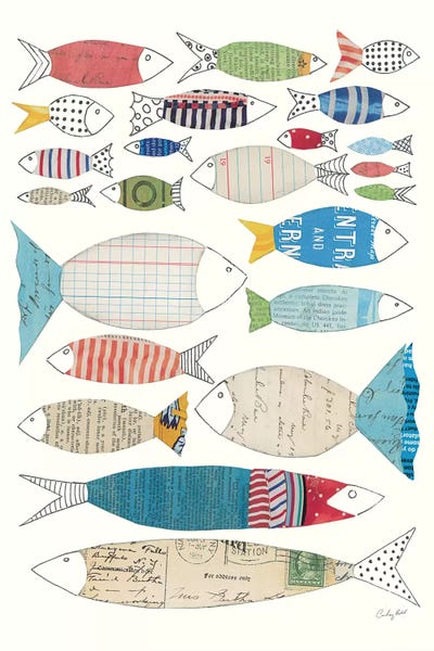 Kids Nautical Art: Wind And Waves VI by Courtney Prahl