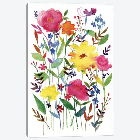 Annes Flowers III Canvas Print #WAC4219} by Anne Tavoletti Canvas Art