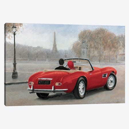 A Ride In Paris III Canvas Print #WAC4228} by Marco Fabiano Art Print