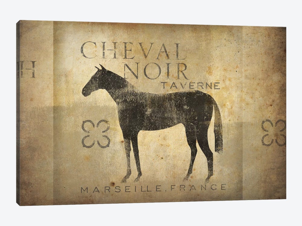 Cheval Noir IV by Ryan Fowler 1-piece Art Print