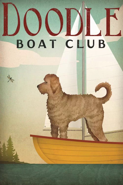 Doodle Boat Club by Ryan Fowler wall art