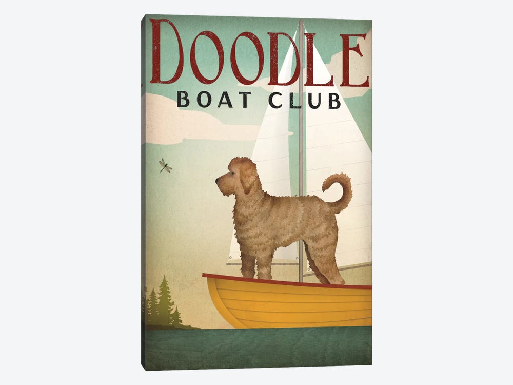 Doodle Boat Club by Ryan Fowler 1-piece Art Print