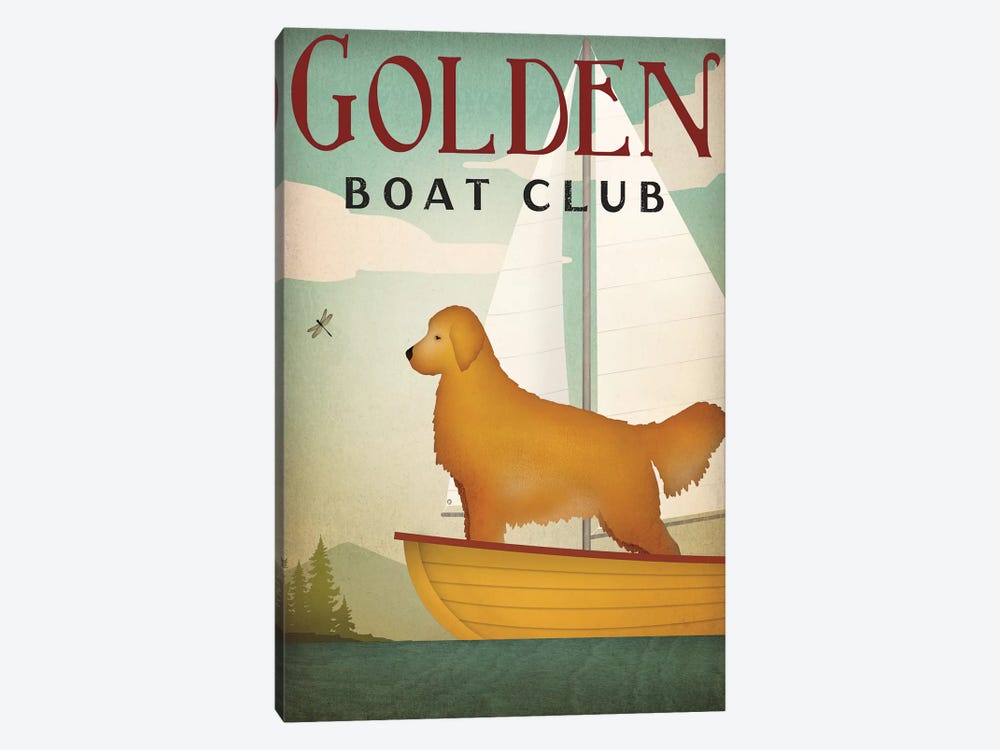Golden Boat Club by Ryan Fowler 1-piece Art Print