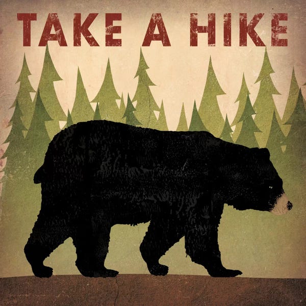 Ryan Fowler: Take A Hike (Black Bear) by Ryan Fowler