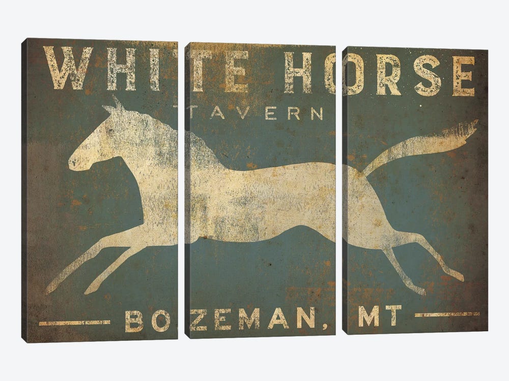 White Horse Tavern by Ryan Fowler 3-piece Canvas Art Print