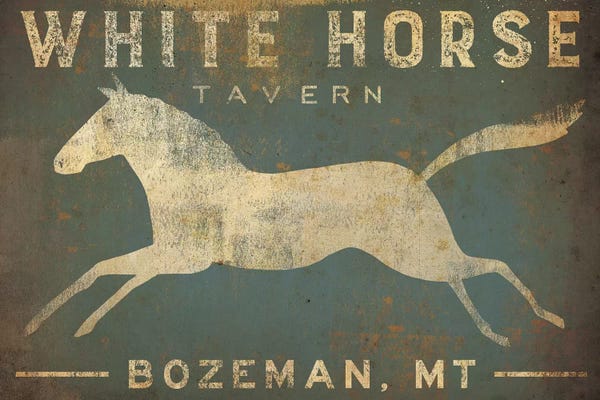 Large Art for Kitchen - Canvas Prints: White Horse Tavern by Ryan Fowler