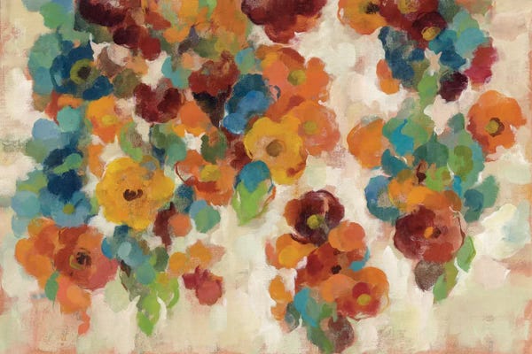 Silvia Vassileva: Spice And Turquoise Florals by Silvia Vassileva