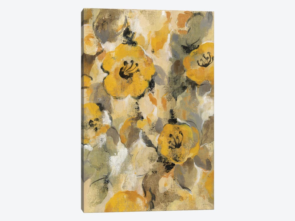 Yellow Floral I 1-piece Canvas Artwork