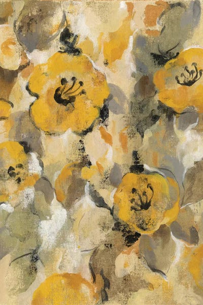 Silvia Vassileva: Yellow Floral I by Silvia Vassileva