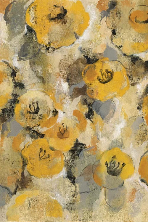 Yellow Floral II by Silvia Vassileva wall art