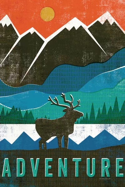 Kids Inspirational Art: Big Sky I by Michael Mullan