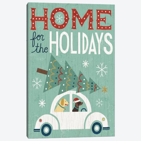 Home For The Holidays Canvas Print #WAC4304} by Michael Mullan Canvas Print